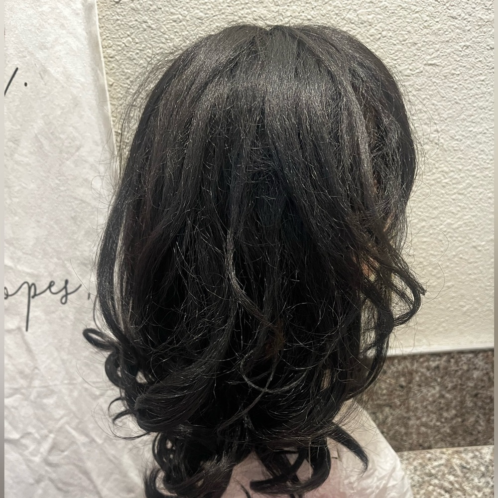 Outre WIGPOP Synthetic Full Wig JASMIYAH 14’ Color 1B - Picture 3 of 7